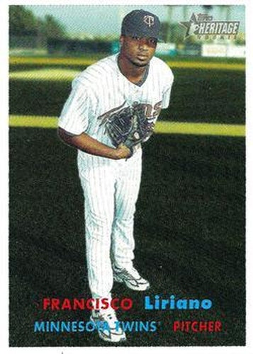 #156 Francisco Liriano - Minnesota Twins - 2006 Topps Heritage Baseball