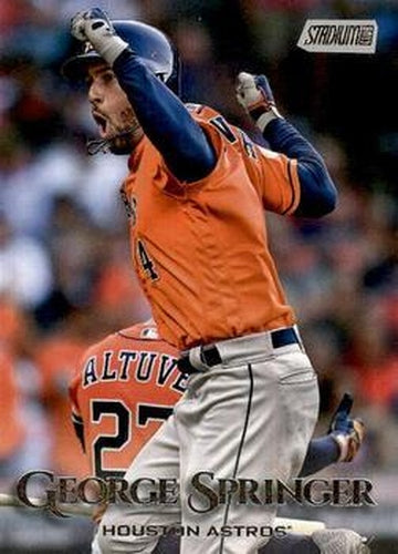 #156 George Springer - Houston Astros - 2019 Stadium Club Baseball