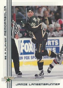 #156 Jamie Langenbrunner - Dallas Stars - 2000-01 Be a Player Memorabilia Hockey