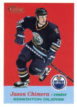 #156 Jason Chimera - Edmonton Oilers - 2001-02 Topps Heritage Hockey