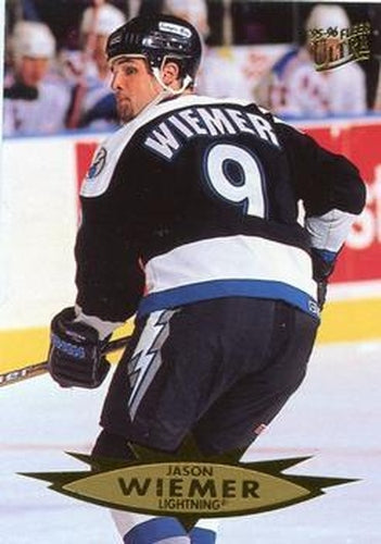 #156 Jason Wiemer - Tampa Bay Lightning - 1995-96 Ultra Hockey