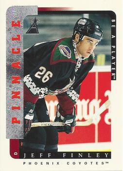 #156 Jeff Finley - Phoenix Coyotes - 1996-97 Pinnacle Be a Player Hockey