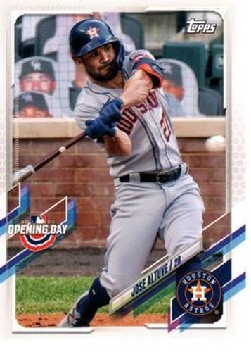 #156 Jose Altuve - Houston Astros - 2021 Topps Opening Day Baseball