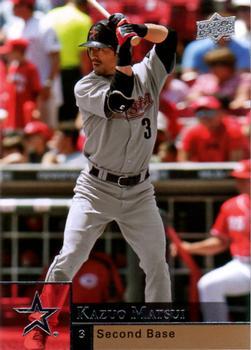#156 Kazuo Matsui - Houston Astros - 2009 Upper Deck Baseball