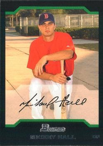 #156 Mickey Hall - Boston Red Sox - 2004 Bowman Baseball