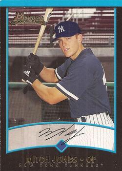 #156 Mitch Jones - New York Yankees - 2001 Bowman Baseball