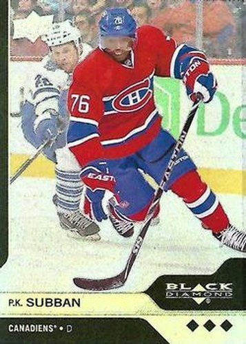 #156 P.K. Subban - Montreal Canadiens - 2013-14 Upper Deck Black Diamond Hockey