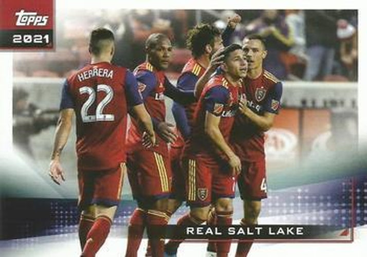 #156 Real Salt Lake - Real Salt Lake - 2021 Topps MLS Soccer