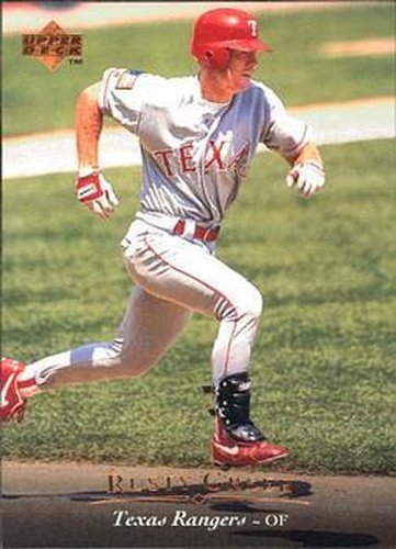 #156 Rusty Greer - Texas Rangers - 1995 Upper Deck Baseball