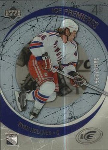 #156 Ryan Hollweg - New York Rangers - 2005-06 Upper Deck Ice Hockey