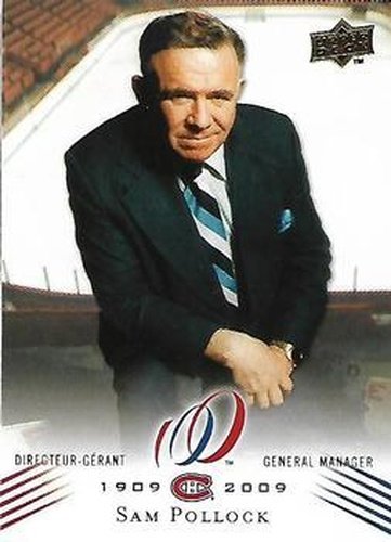 #156 Sam Pollock - Montreal Canadiens - 2008-09 Upper Deck Montreal Canadiens Centennial Hockey