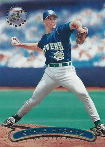 #156 Steve Sparks - Milwaukee Brewers - 1996 Stadium Club Baseball