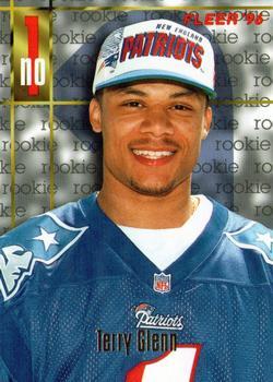 #156 Terry Glenn - New England Patriots - 1996 Fleer Football