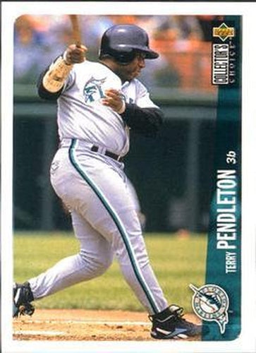 #156 Terry Pendleton - Florida Marlins - 1996 Collector's Choice Baseball