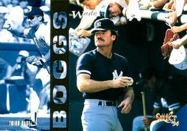 #156 Wade Boggs - New York Yankees - 1994 Select Baseball