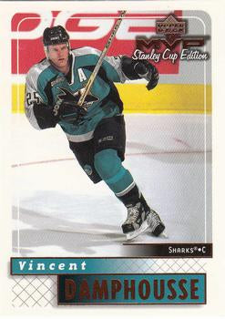 #156 Vincent Damphousse - San Jose Sharks - 1999-00 Upper Deck MVP Stanley Cup Edition Hockey
