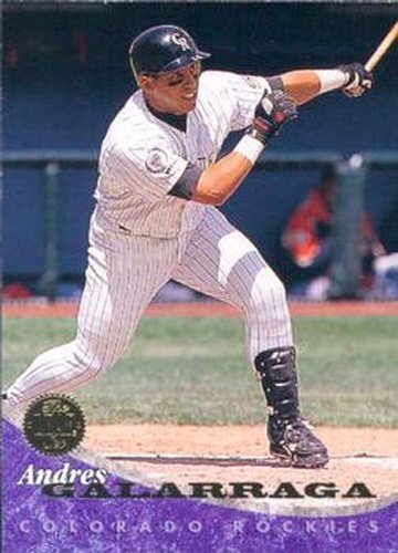 #156 Andres Galarraga - Colorado Rockies - 1994 Leaf Baseball