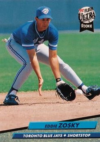 #156 Eddie Zosky - Toronto Blue Jays - 1992 Ultra Baseball