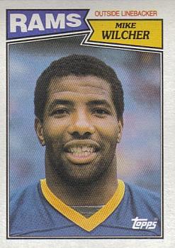 #156 Mike Wilcher - Los Angeles Rams - 1987 Topps Football