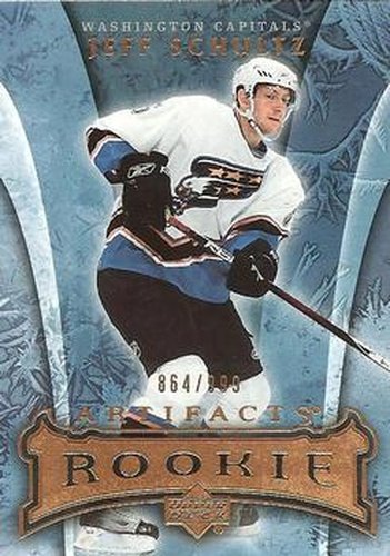 #156 Jeff Schultz - Washington Capitals - 2007-08 Upper Deck Artifacts Hockey