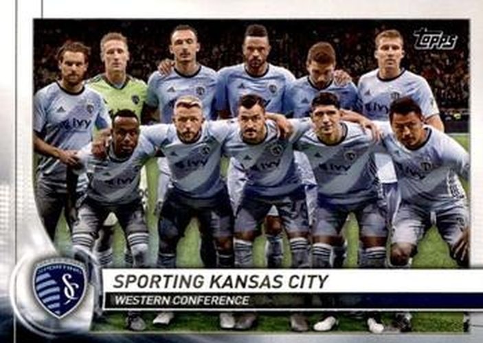#156 Sporting Kansas City - Sporting Kansas City - 2020 Topps MLS Soccer