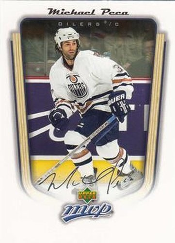 #156 Michael Peca - Edmonton Oilers - 2005-06 Upper Deck MVP Hockey