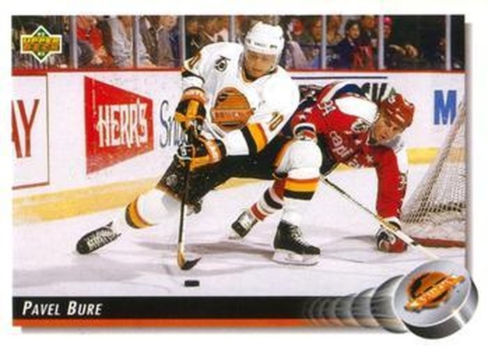 #156 Pavel Bure - Vancouver Canucks - 1992-93 Upper Deck Hockey