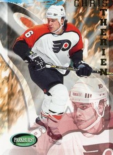 #156 Chris Therien - Philadelphia Flyers - 1995-96 Parkhurst International Hockey