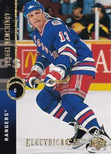 #156 Sergei Nemchinov - New York Rangers - 1994-95 Upper Deck Hockey - Electric Ice