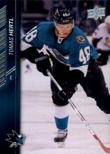 #156 Tomas Hertl - San Jose Sharks - 2015-16 Upper Deck Hockey