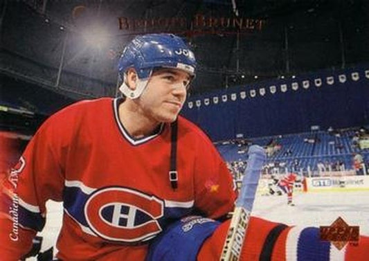 #156 Benoit Brunet - Montreal Canadiens - 1995-96 Upper Deck Hockey