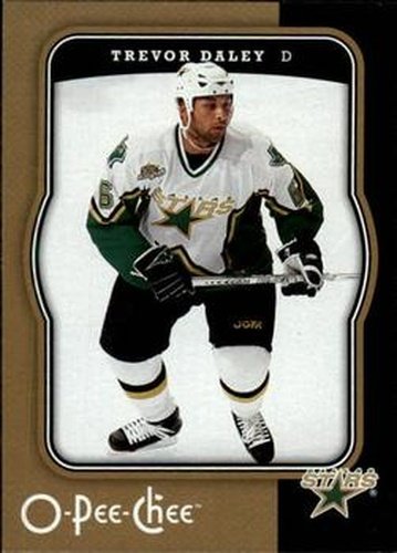 #156 Trevor Daley - Dallas Stars - 2007-08 O-Pee-Chee Hockey