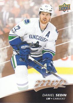 #156 Daniel Sedin - Vancouver Canucks - 2017-18 Upper Deck MVP Hockey