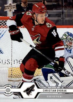 #156 Christian Dvorak - Arizona Coyotes - 2019-20 Upper Deck Hockey