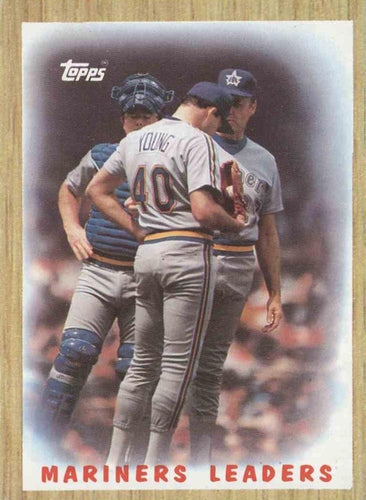 #156 Mariners Leaders - Seattle Mariners - 1987 Topps Baseball