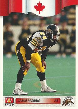 #156 Jamie Morris - Hamilton Tiger-Cats - 1992 All World CFL Football