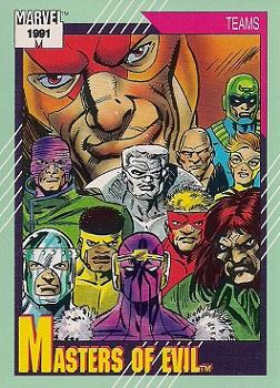 #157 Masters of Evil - 1991 Impel Marvel Universe Series II