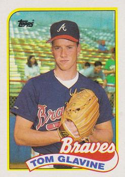 #157 Tom Glavine - Atlanta Braves - 1989 Topps Baseball