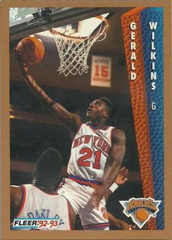 #157 Gerald Wilkins - New York Knicks - 1992-93 Fleer Basketball