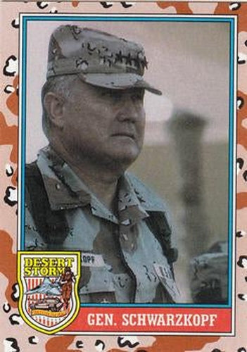 #157 Gen. Schwarzkopf - 1991 Topps Desert Storm