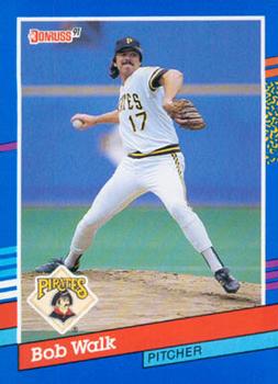 #157 Bob Walk - Pittsburgh Pirates - 1991 Donruss Baseball