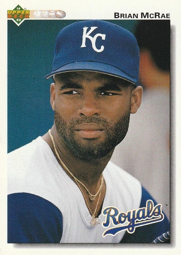 #157 Brian McRae - Kansas City Royals - 1992 Upper Deck Baseball