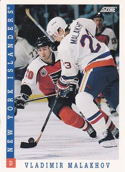 #157 Vladimir Malakhov - New York Islanders - 1993-94 Score Canadian Hockey