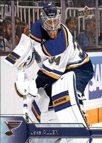 #157 Jake Allen - St. Louis Blues - 2016-17 Upper Deck Hockey