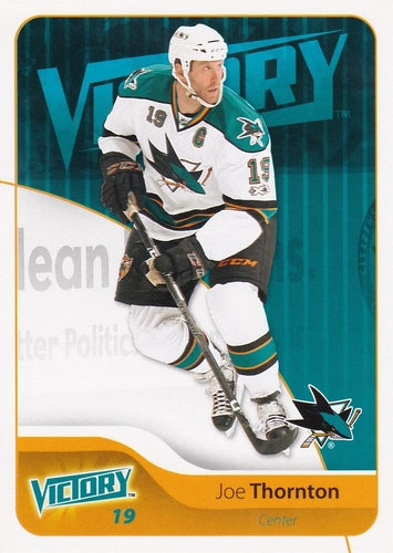 #157 Joe Thornton - San Jose Sharks - 2011-12 Upper Deck Victory Hockey