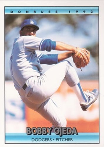 #157 Bobby Ojeda - Los Angeles Dodgers - 1992 Donruss Baseball