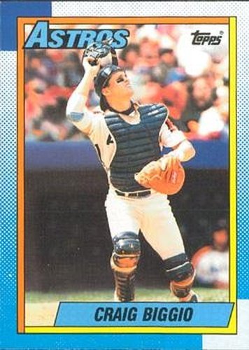 #157 Craig Biggio - Houston Astros - 1990 O-Pee-Chee Baseball