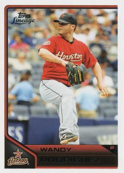 #157 Wandy Rodriguez - Houston Astros - 2011 Topps Lineage Baseball