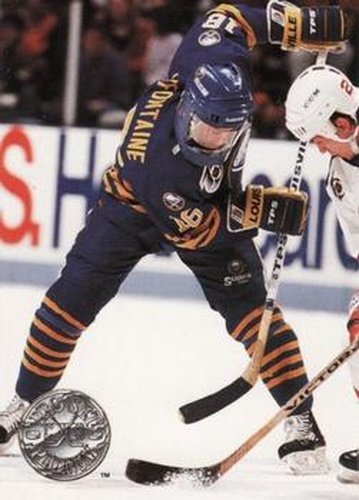 #157 Pat LaFontaine - Buffalo Sabres - 1991-92 Pro Set Platinum Hockey