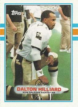 #157 Dalton Hilliard - New Orleans Saints - 1989 Topps Football